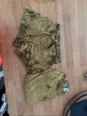 JoyLab Olive Green Lounge Set - Shorts & Tee